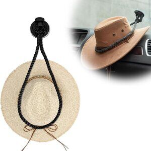 Cowboy Hat Holder Car Mount Hat Storage Rope